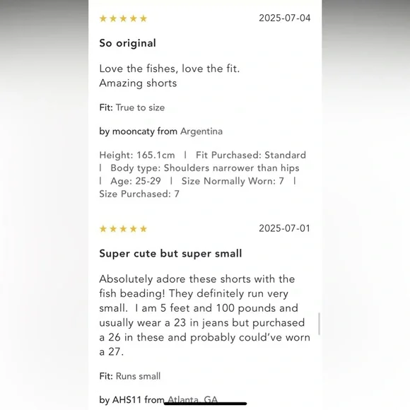 Anthropologie NWT The Colette Beaded Icon Shorts by Maeve size 25P. - Picture 8 of 16